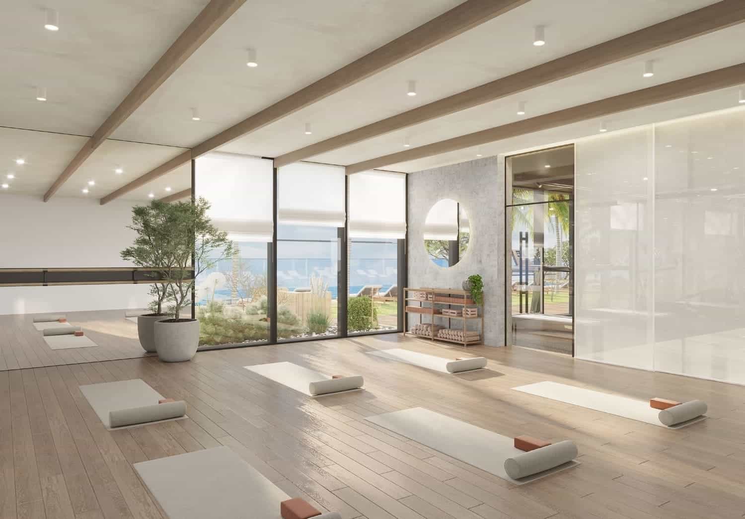 Indoor Spacious Yoga Studio