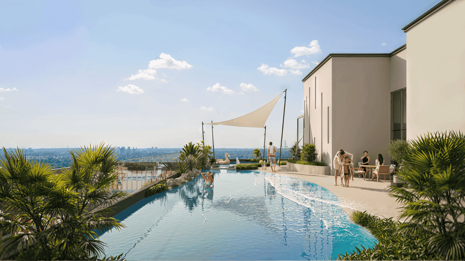 Beach Entry Pool