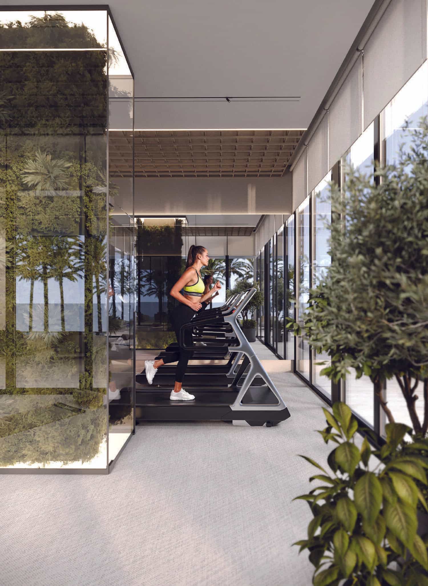Indoor Gym And Yoga Zone