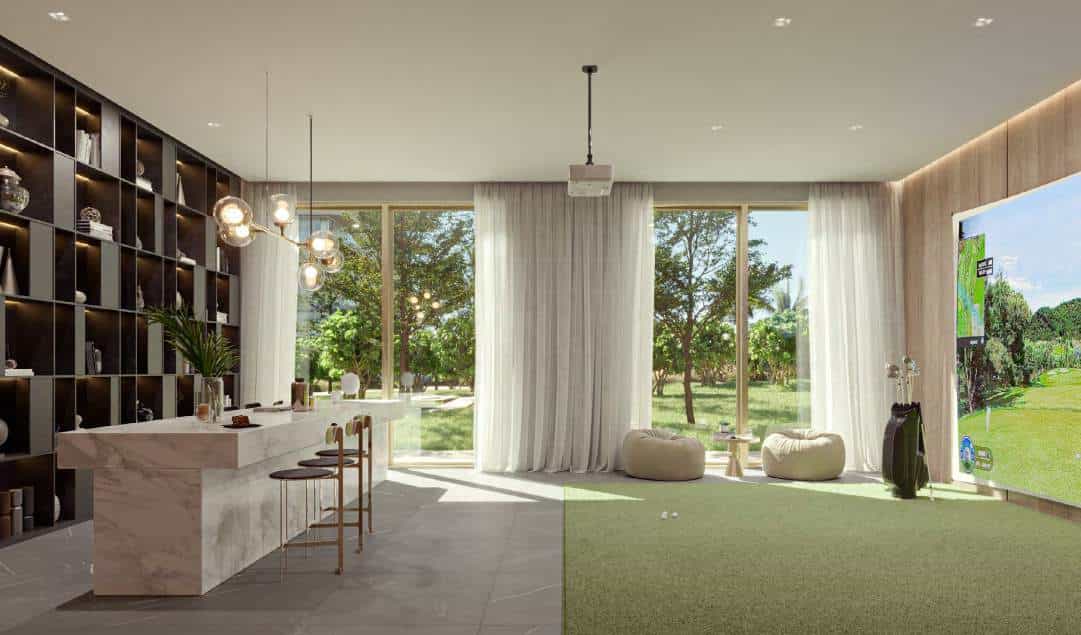 Golf Simulation Lounge