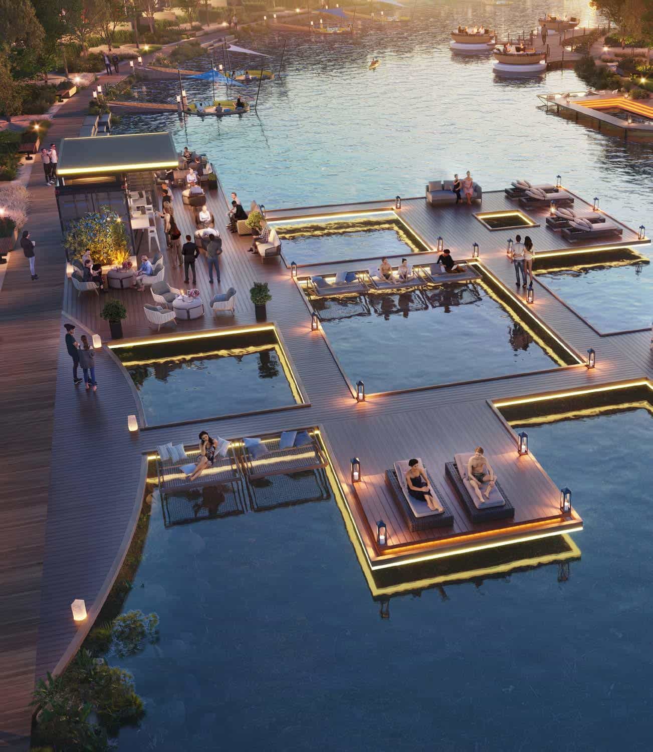 Overwater Floating Decks