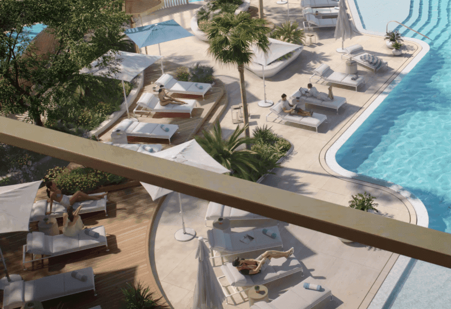 Sun Bed Water Area