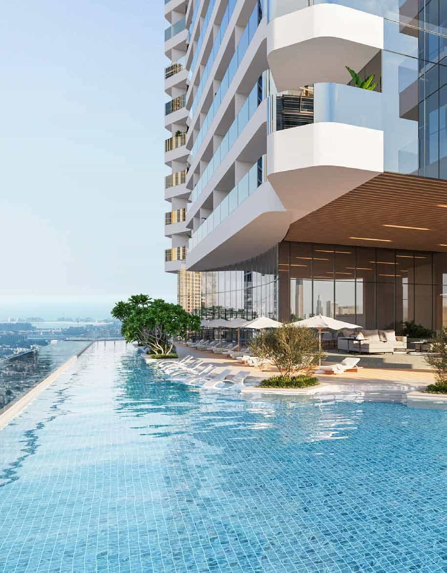 Infinity Pools With 270° Views Of The Dubai Skyline