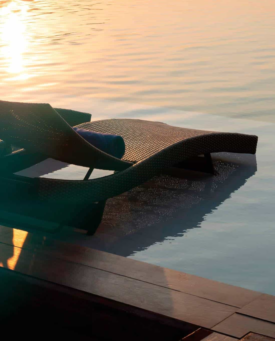 Floating Deck And Sunbeds
