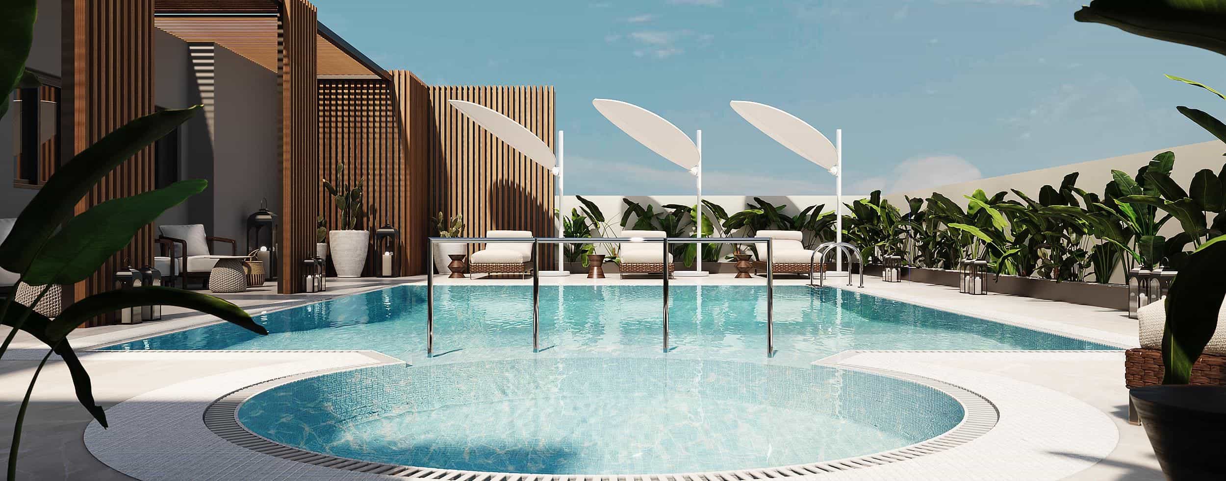 Modern Sky Pool