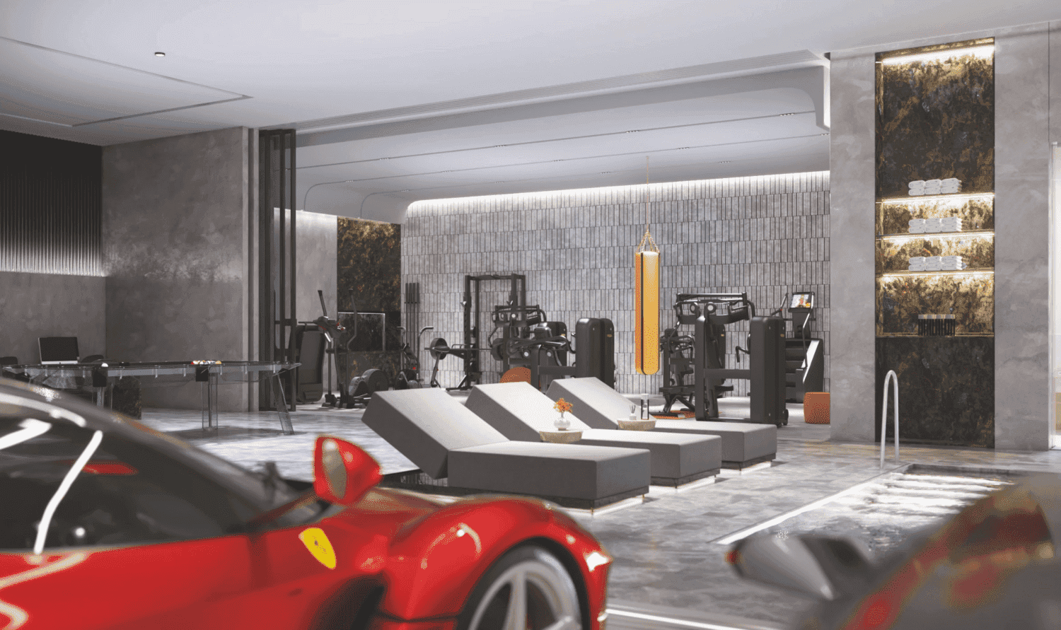 6-Car Parking Garage With Car Lift And Car Turntable