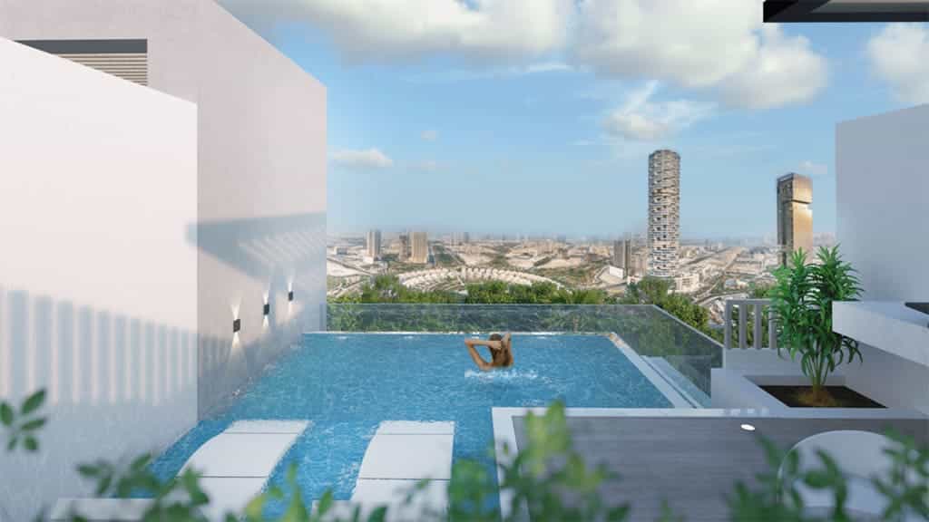 Each Home With Private Rooftop Pool