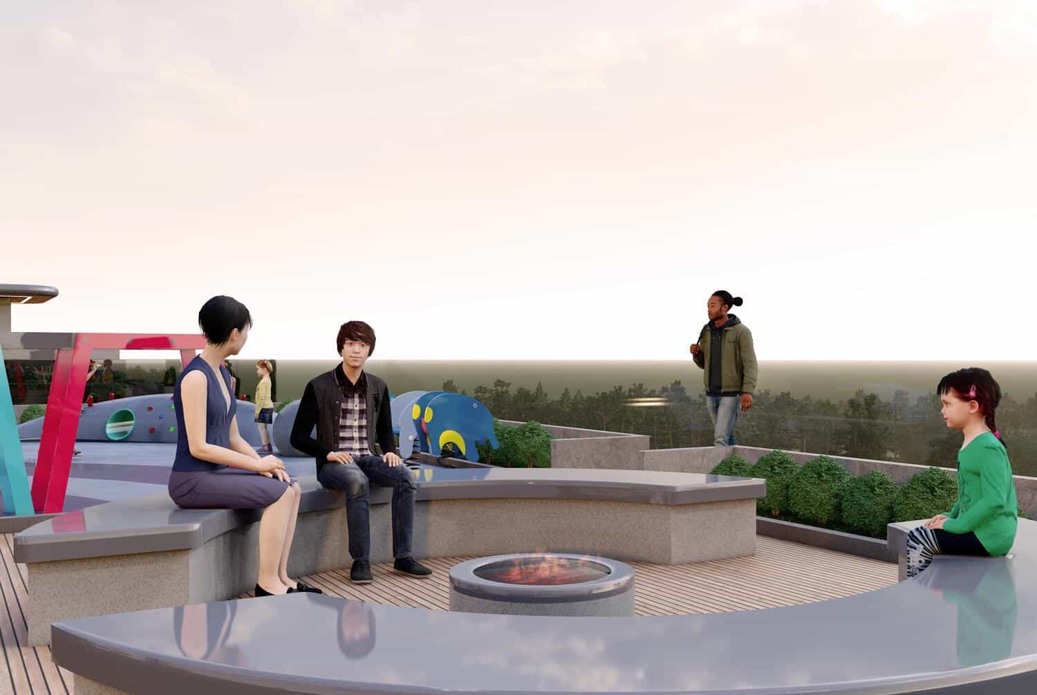 Terrace Campfire Seating