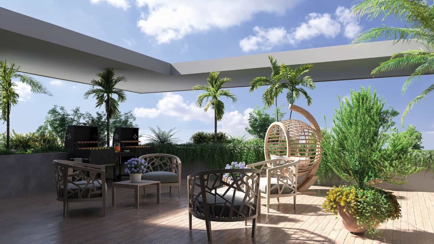 Rooftop Bbq Corner
