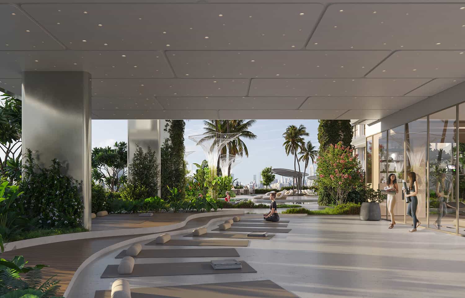 Outdoor Yoga Deck