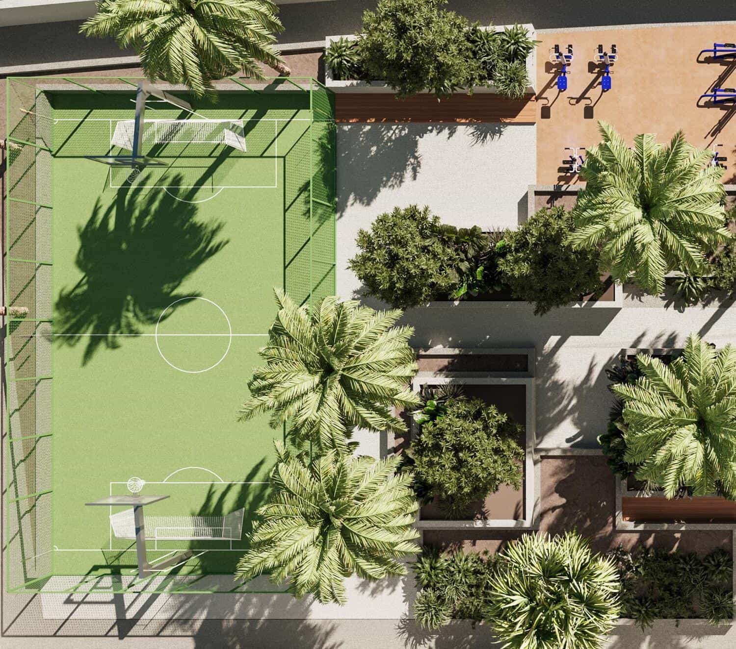 Paddle Tennis And Multi Function Sport Area