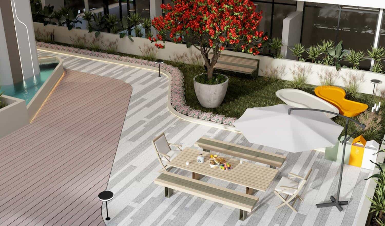 Outdoor Sitting & Reading Areas