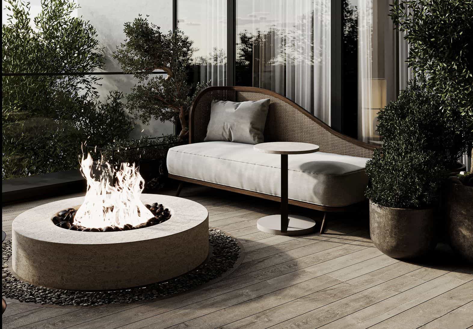 Balcony Living Scene