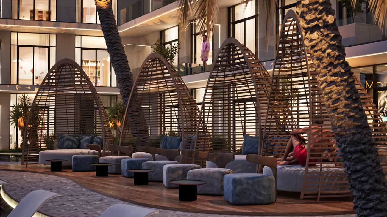 Shaded Lounging Areas & Cabanas