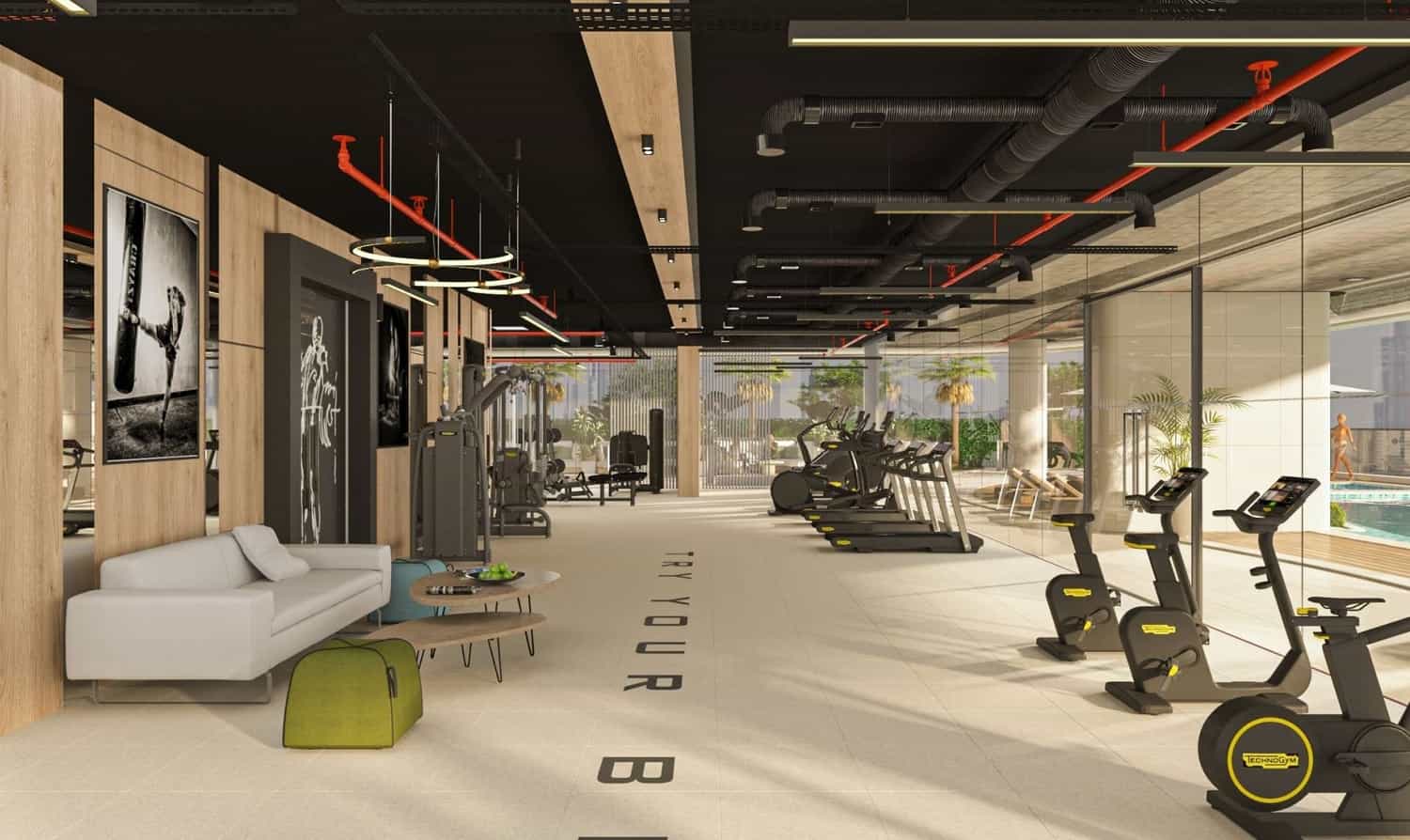 All-In-One Modern Gym