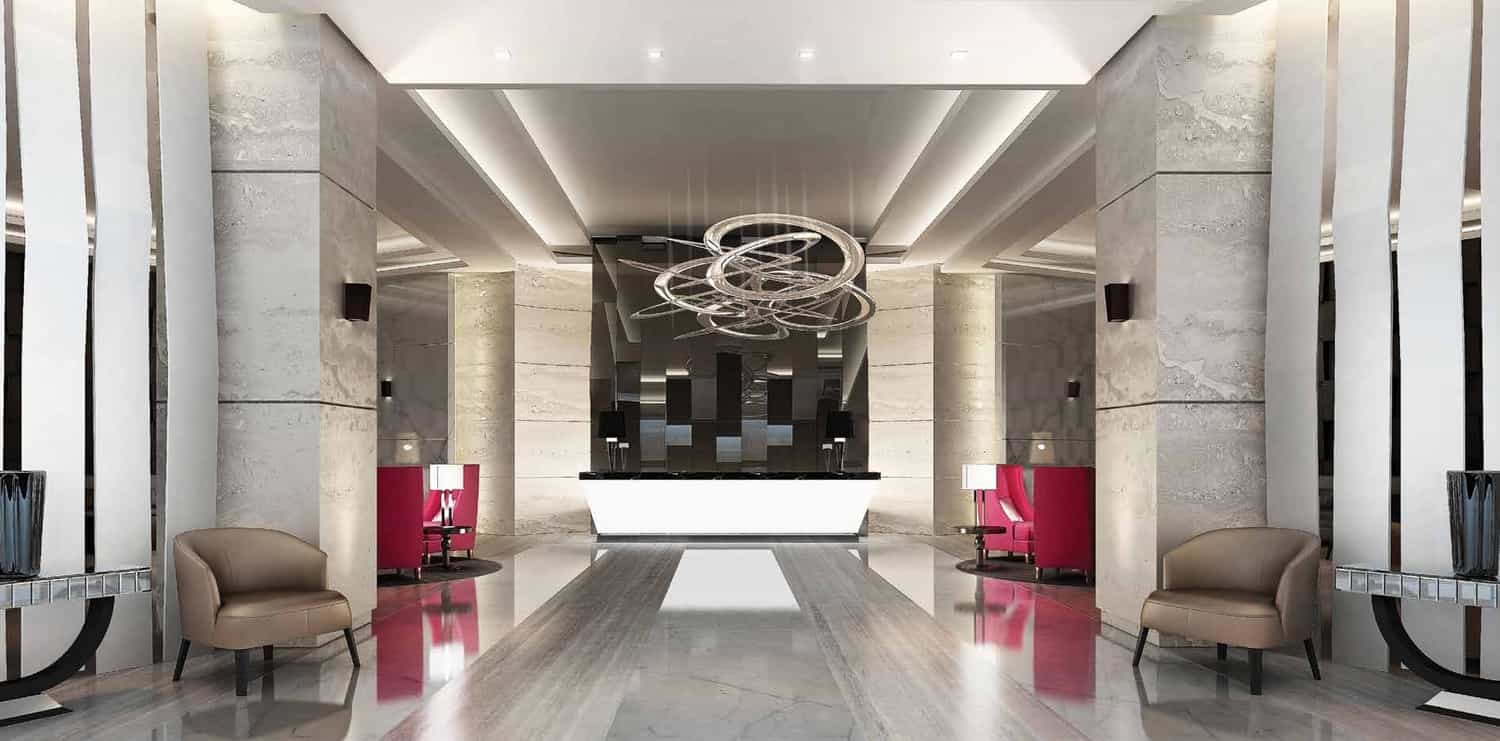 Grand Lobby With Cafe