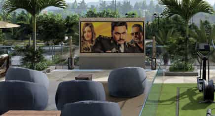 Outdoor Cinema & Fire-Seating