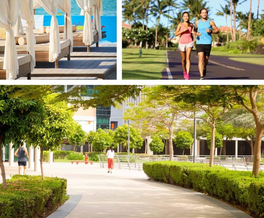 Courtyard For
Family Pastime And Relaxation
