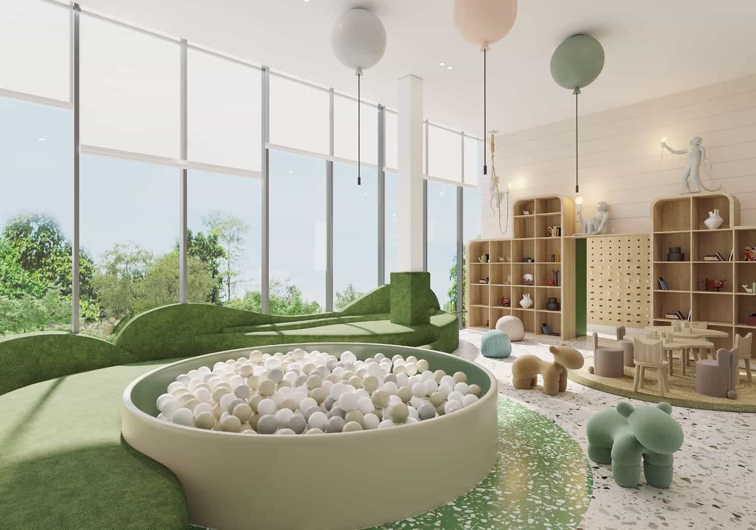 Indoor And Outdoor Play Spaces For Children