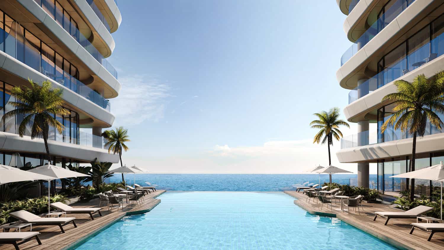 Separate Resort Pools