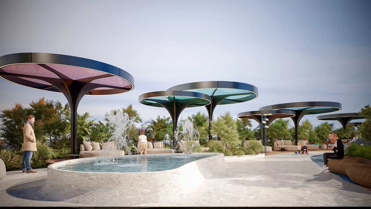 Landscaped Gardens With Walking Paths