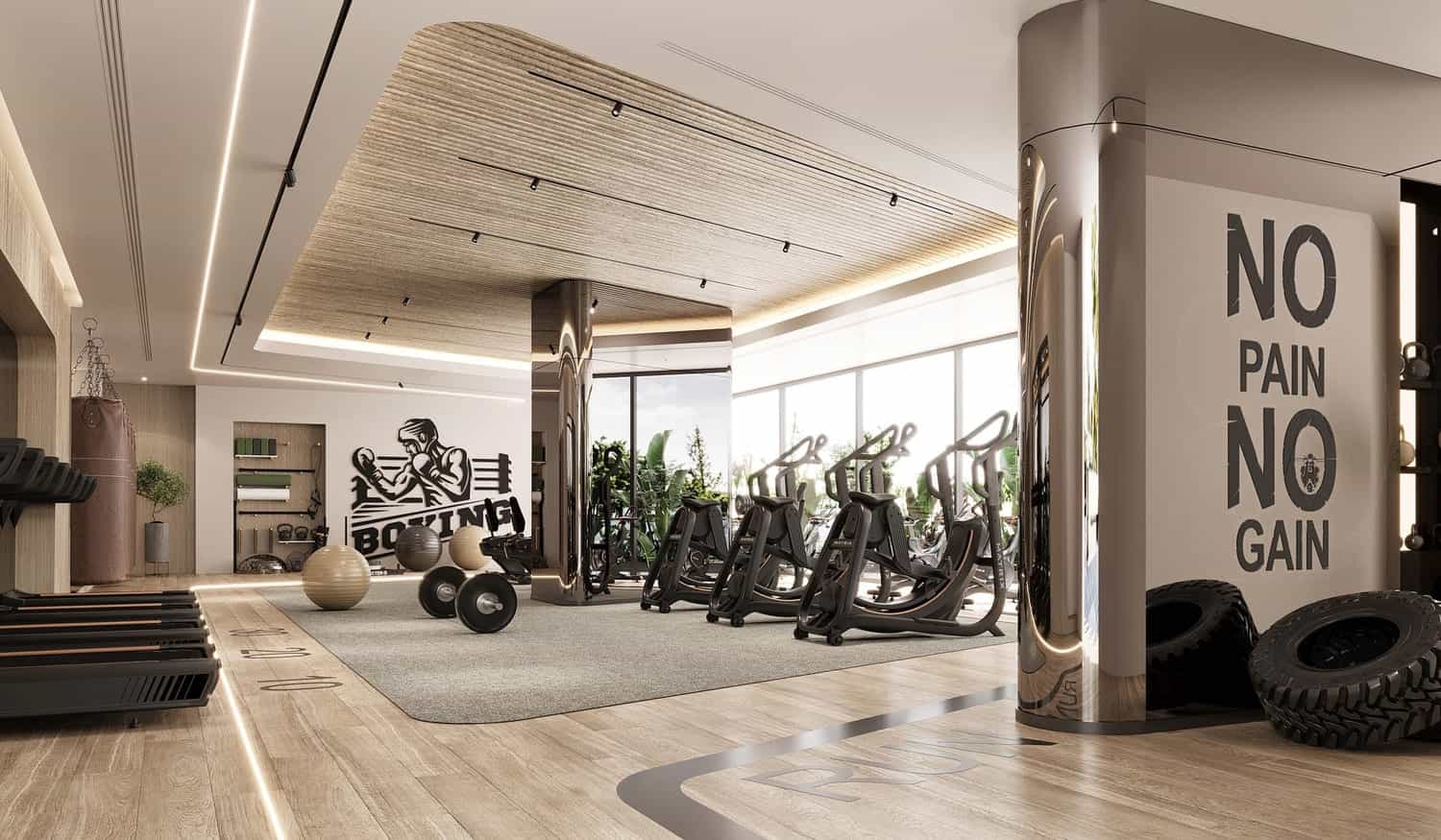 Gym / Yoga And Meditation Area
