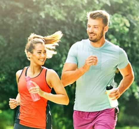 Jogging And Cycling Track