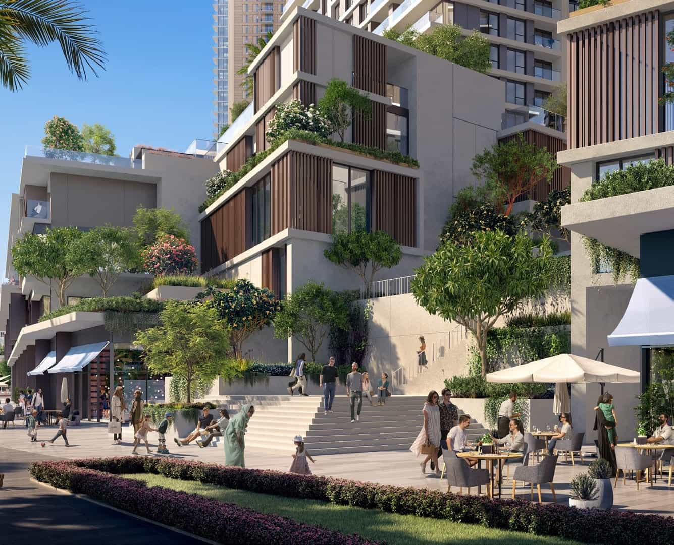 Integrated Landscaped Lawn Areas