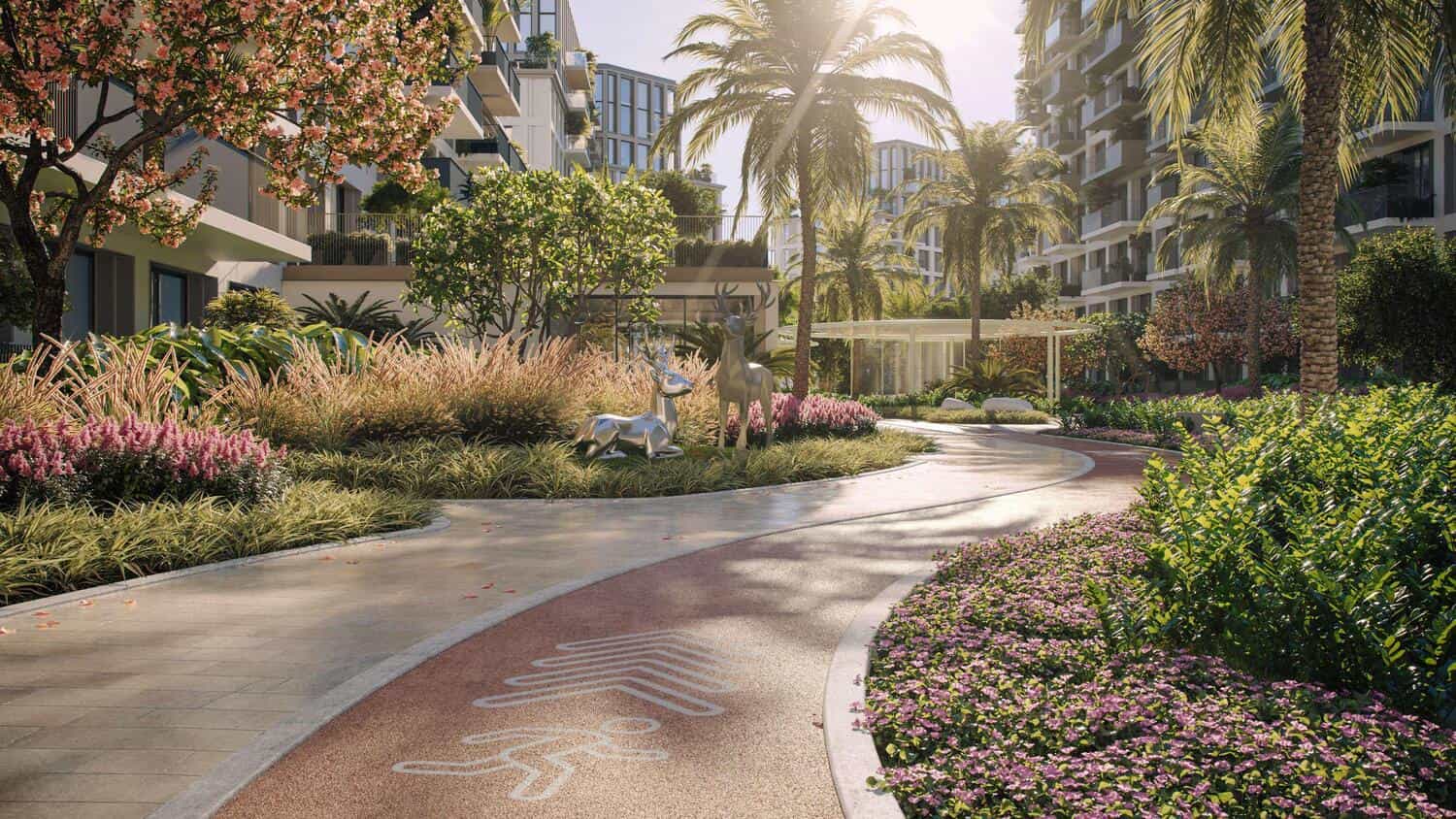 Jogging Track & Walkway Lawn