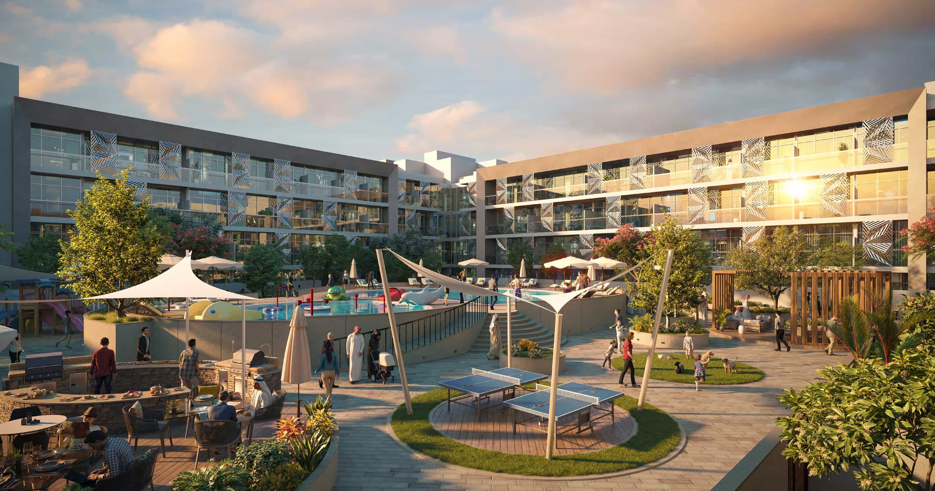 Bocce Play Area; Outdoor Table Tennis; Bbq Area; Giant Chess Play Area