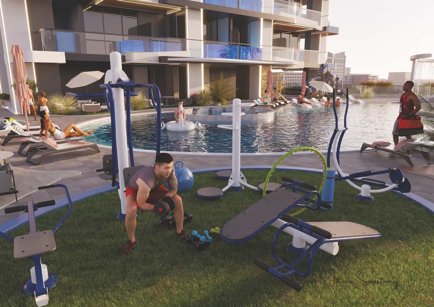Indoor & Outdoor Gym