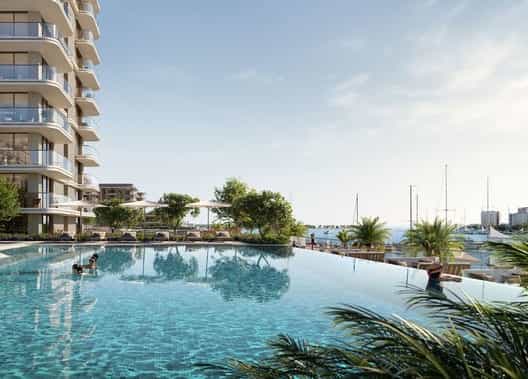 Infinity Pool With Panoramic Marina Views