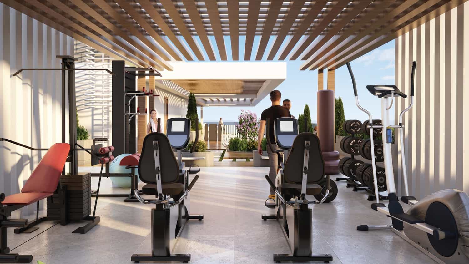 Modern Outdoor Gym