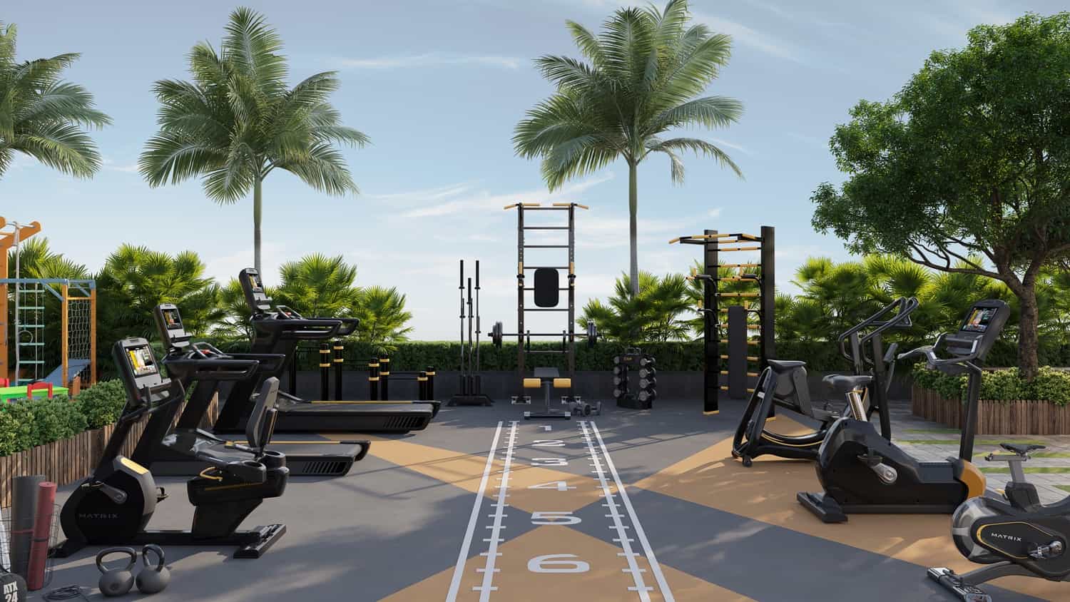 Outdoor & Indoor Gym