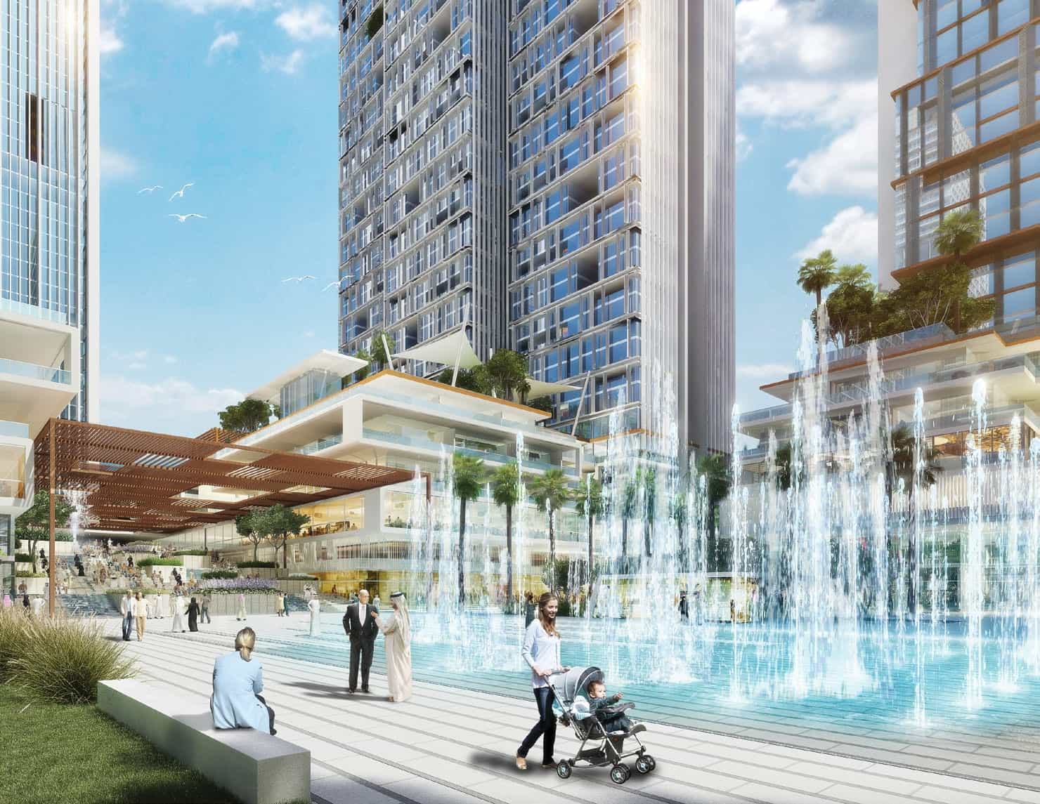 Landscaped Areas  With Playful Water Features