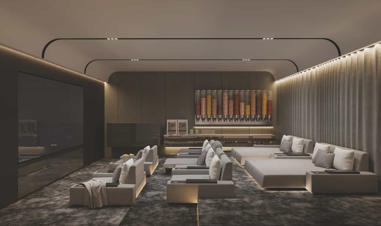 8 To 10 Fully-Equipped Cinema With Acoustic Fittings