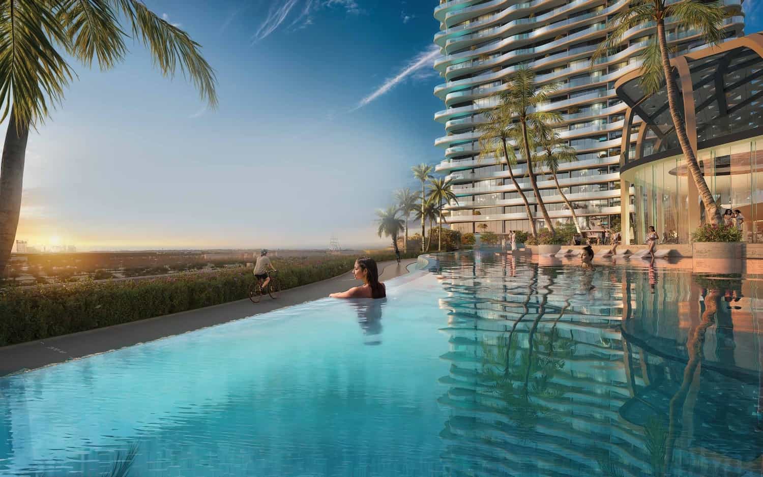 Infinity Pool With Beach