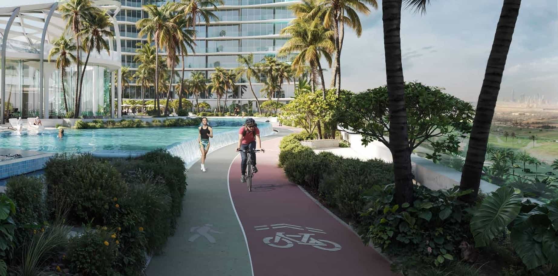 Jogging Track & Bike Lane