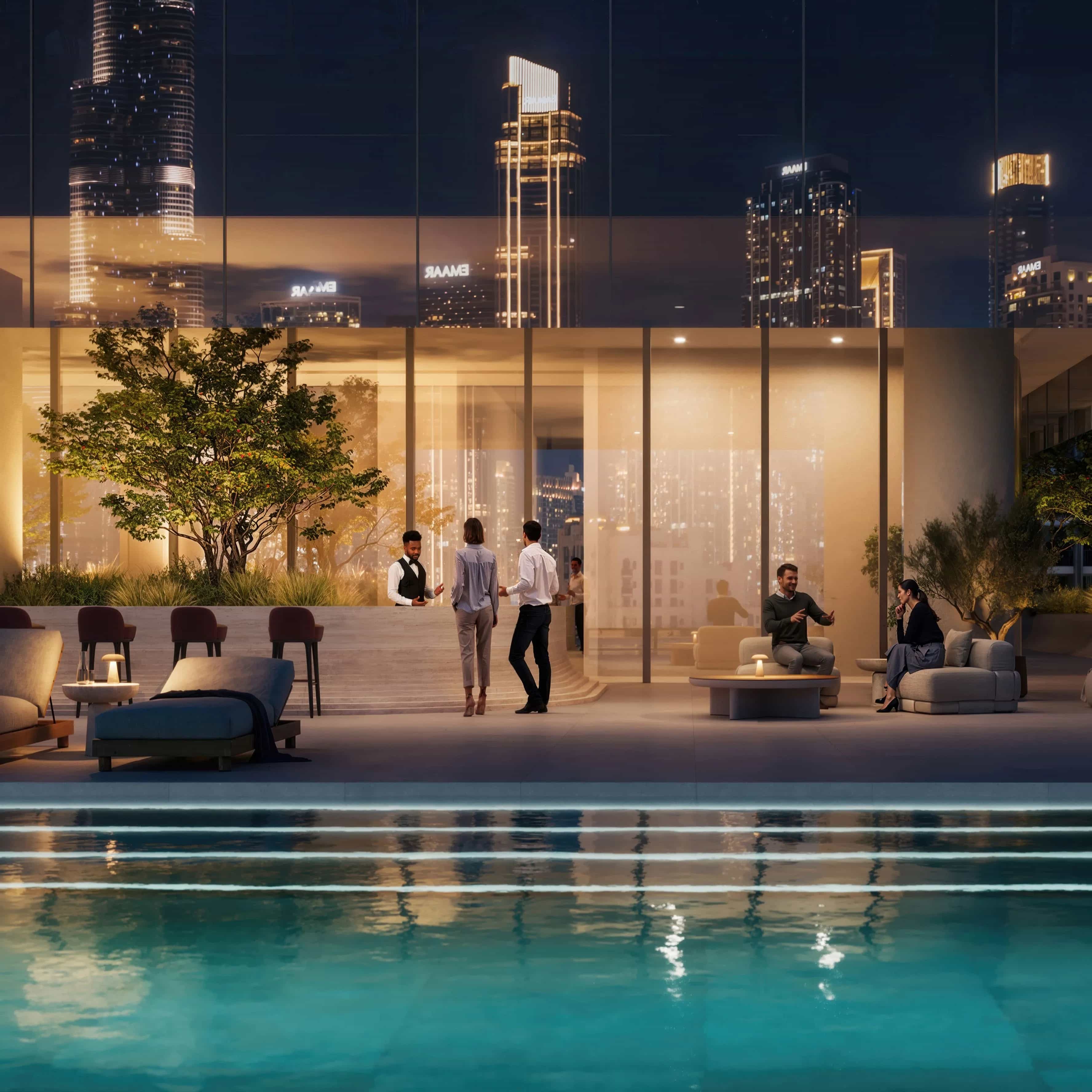 Pool Deck & Garden