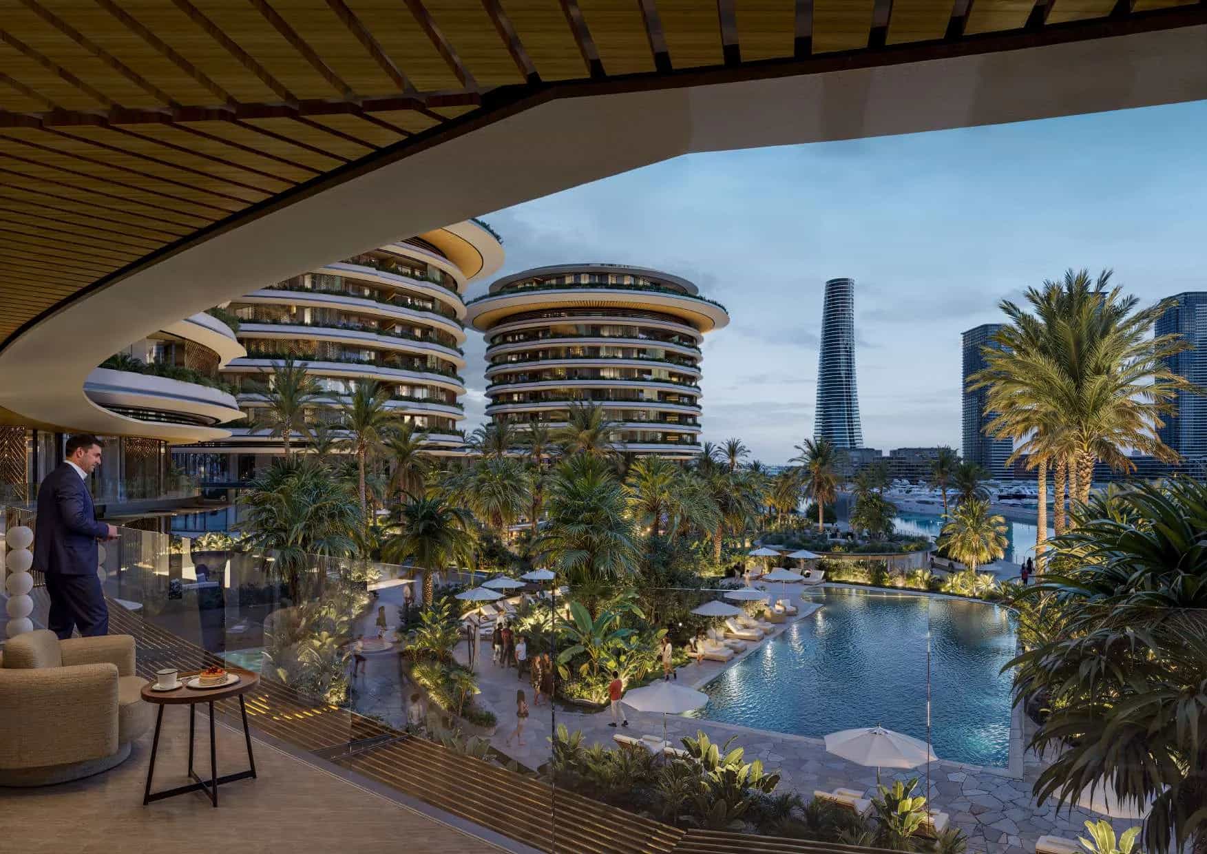 Expansive Suite of Pools & Terraces