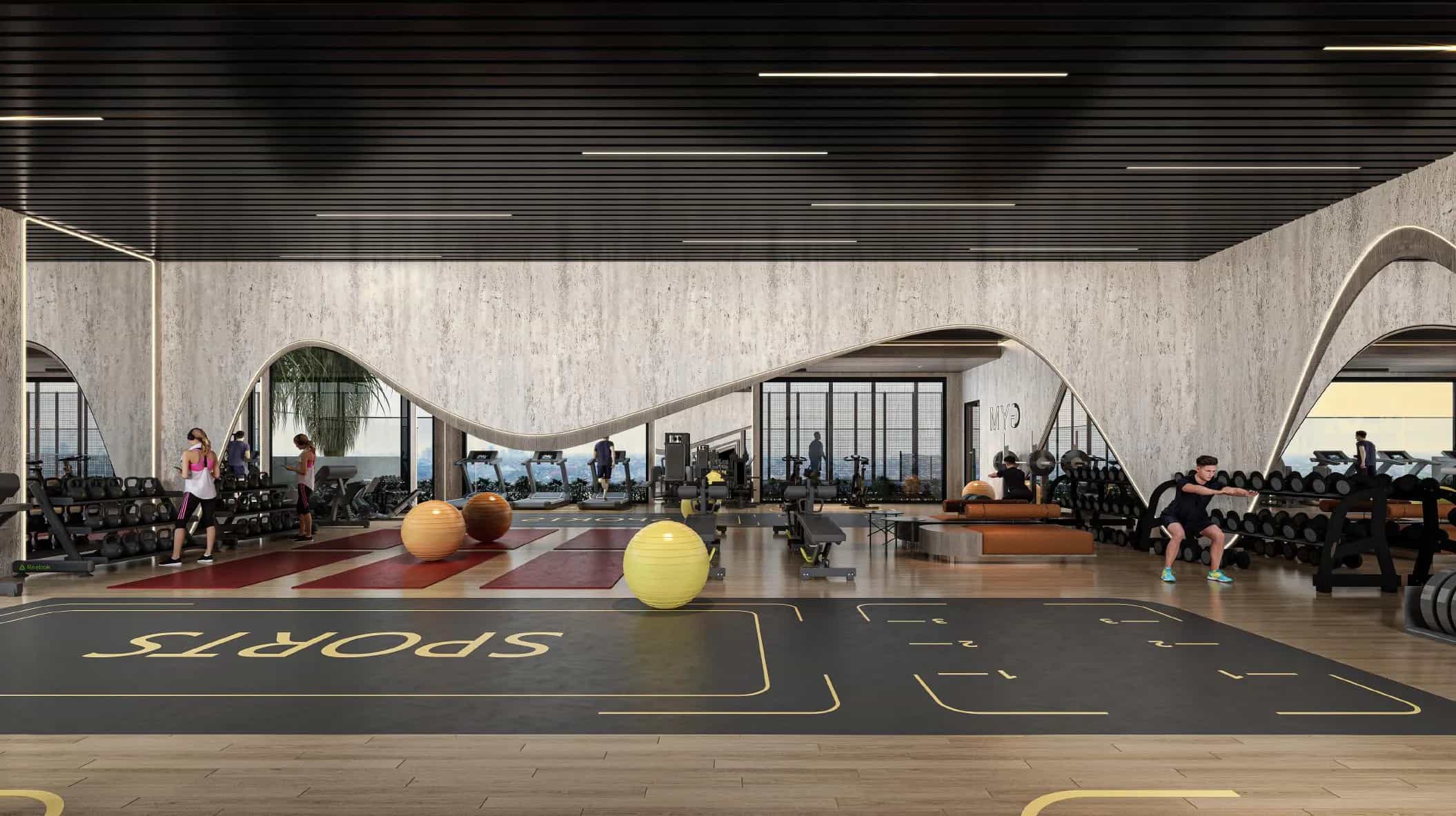 Fully Equipped Gym
