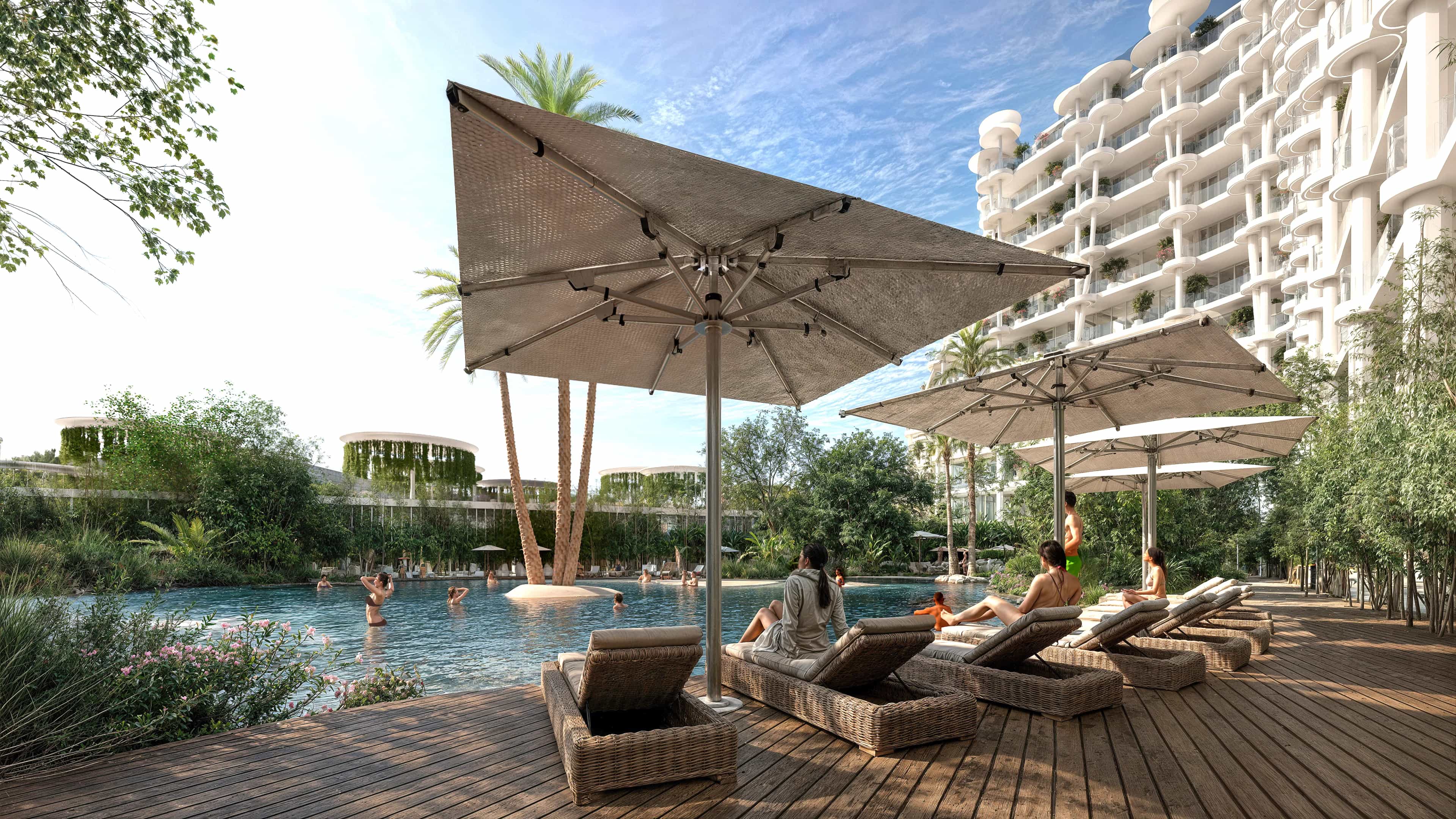 Lagoon-style Pool