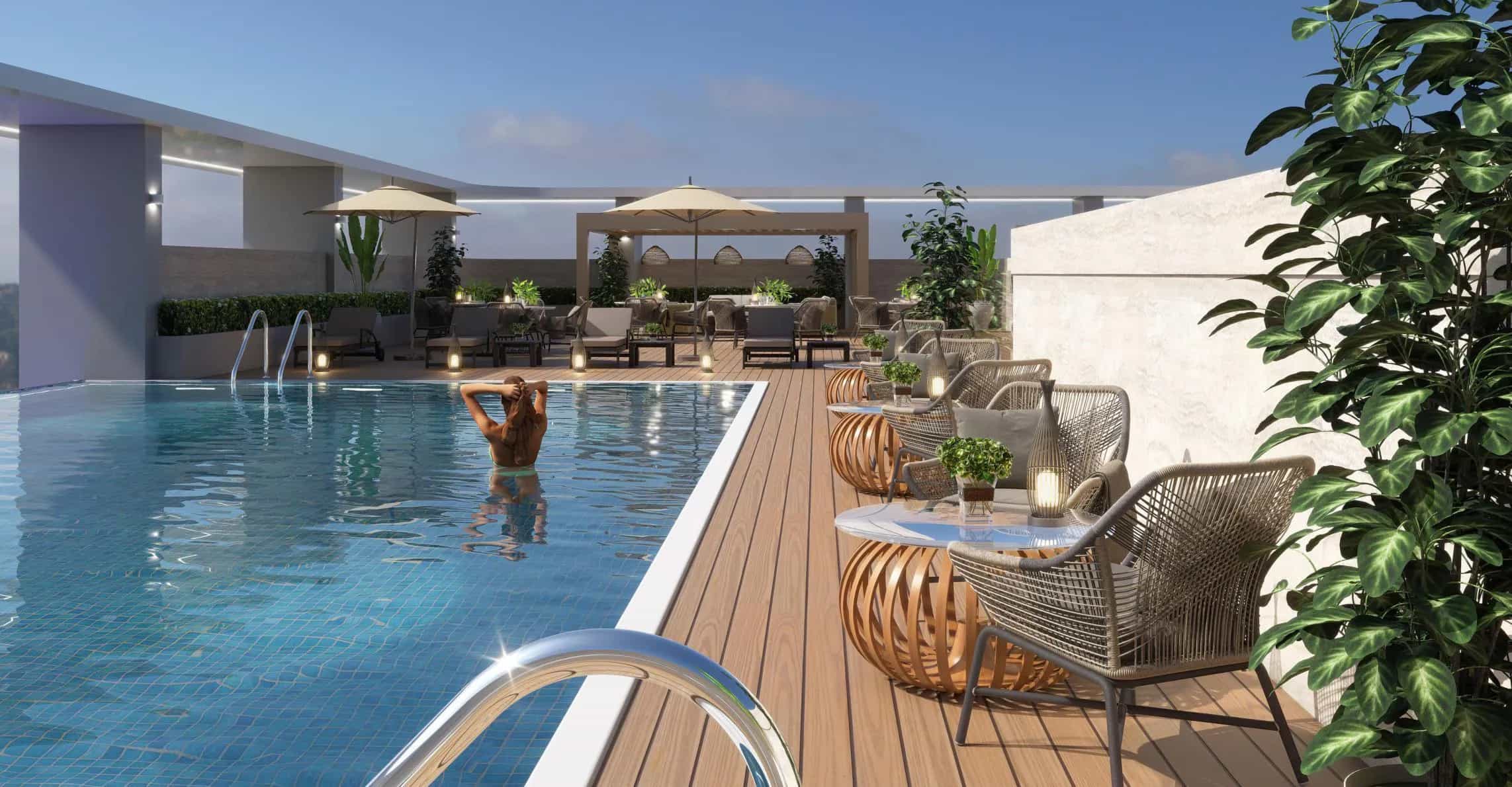 Swimming Pool with Pool Deck