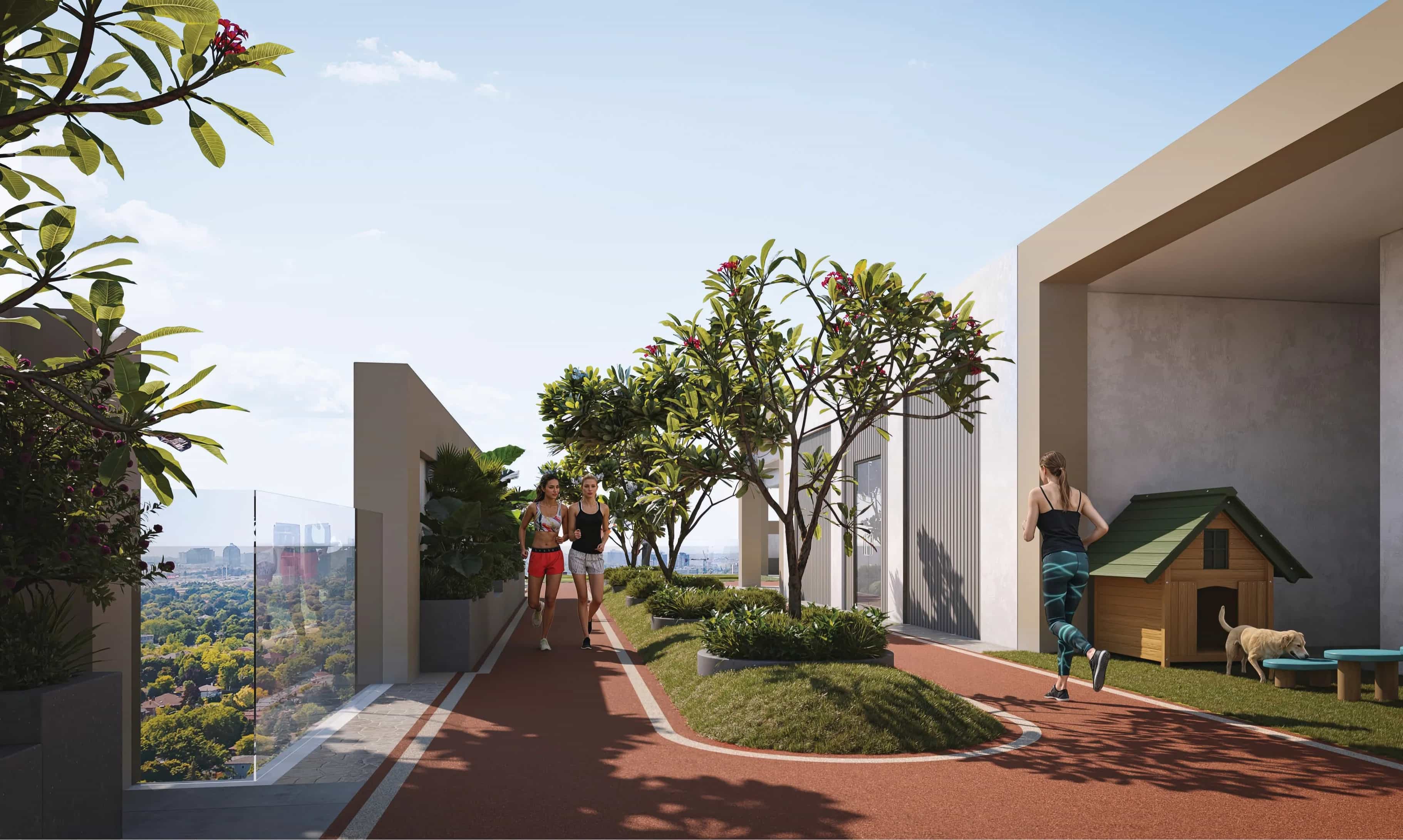 Jogging Track & Pet Corner