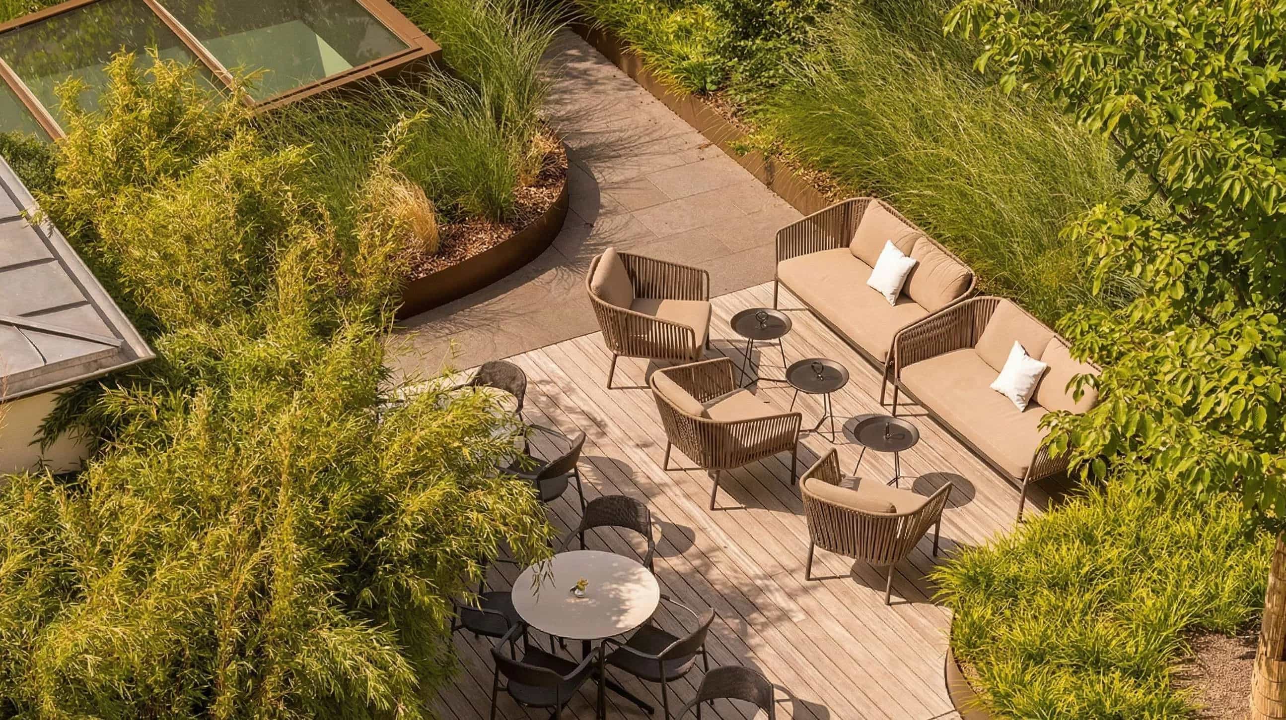 Rooftop Seating Area