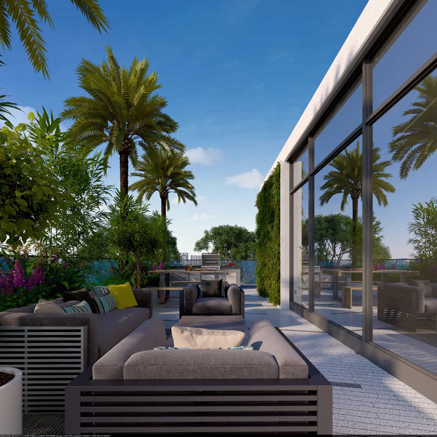 Outdoor BBQ Area
