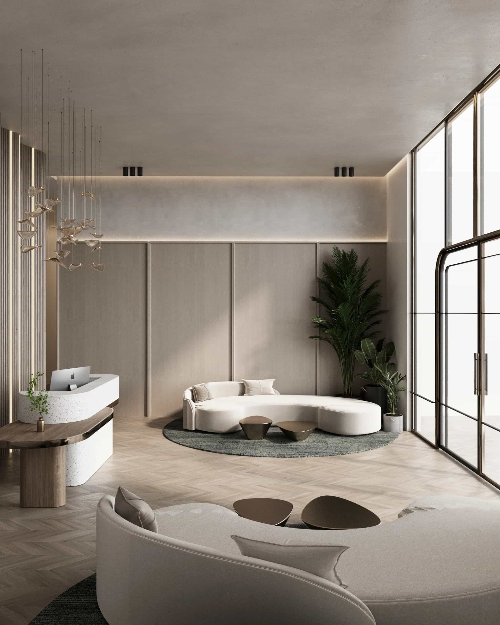 Residents' Lobby with the Concierge Service