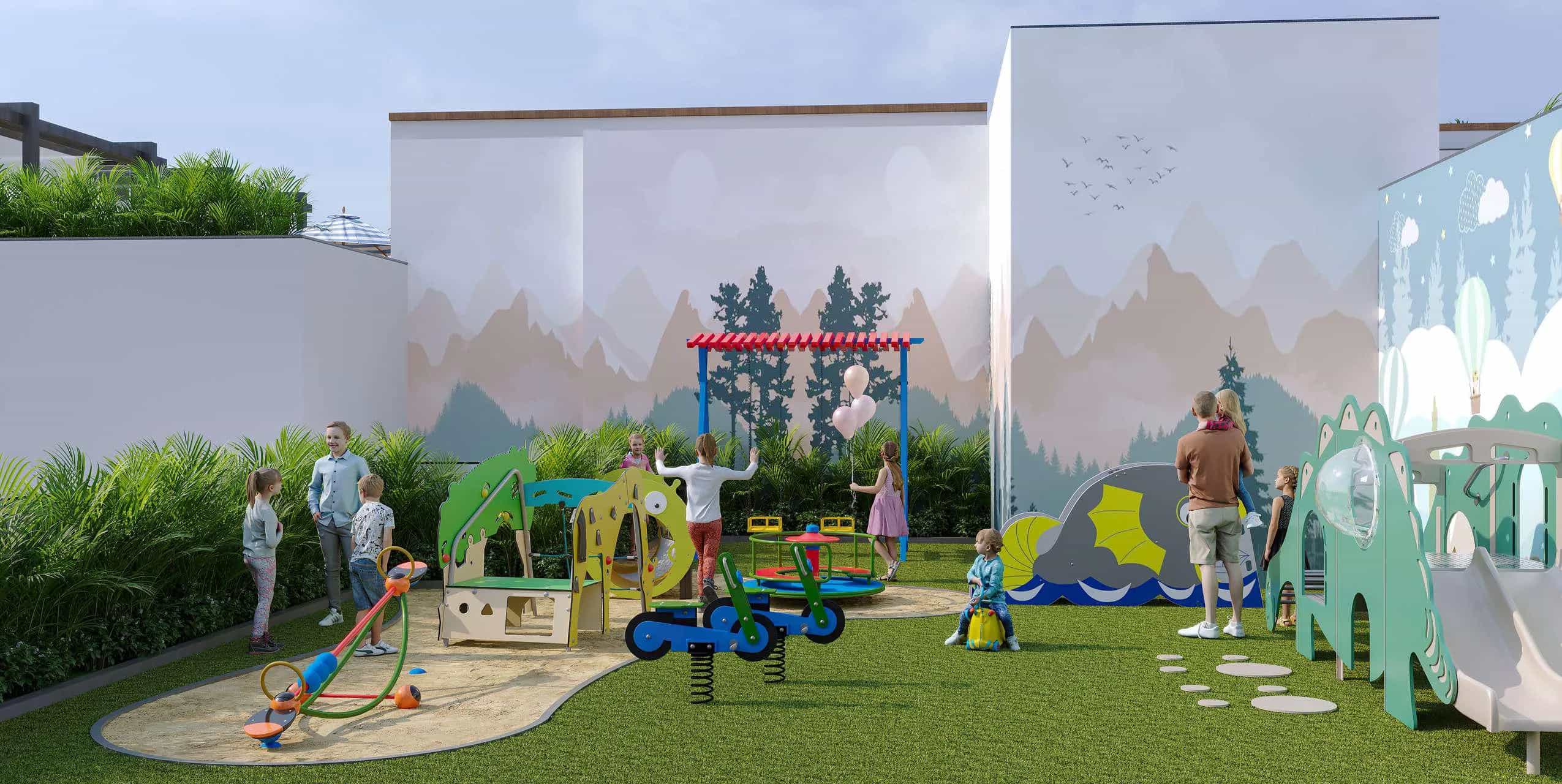 Outdoor Kids Play Area