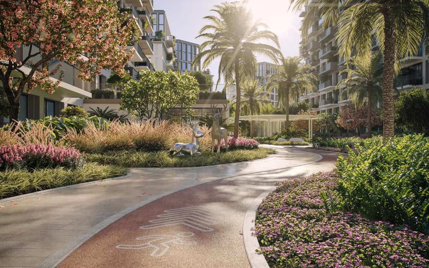 Jogging Track & Walkway Lawn