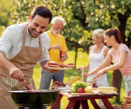 Open Picnic Lawn & BBQ Area